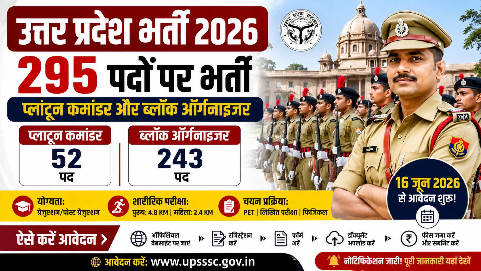 UP Recruitment 2026 Apply Online