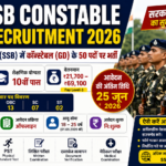 SSB Constable Recruitment 2026