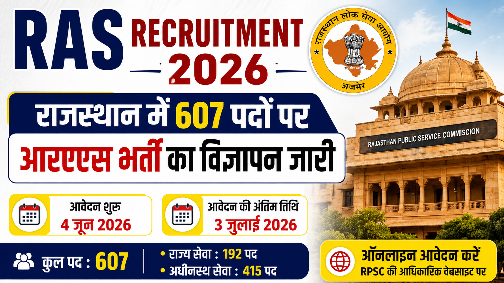 RAS Recruitment 2026