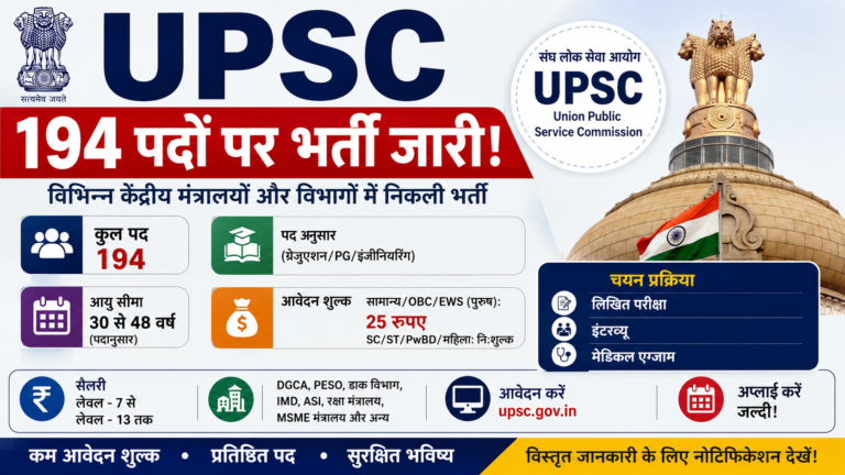 UPSC Recruitment 2026