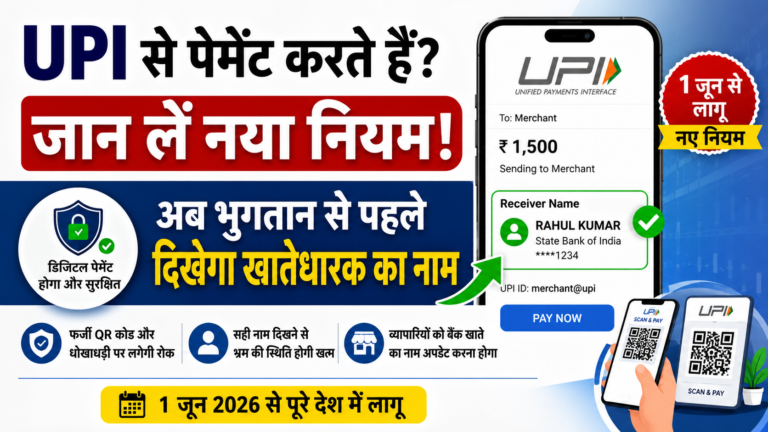 UPI New Rule 2026