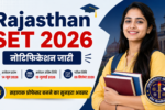 Rajasthan SET Online Form 2026