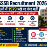DSSSB Recruitment 2026