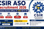 CSIR ASO Recruitment 2026