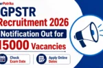 GPSTR Recruitment 2026